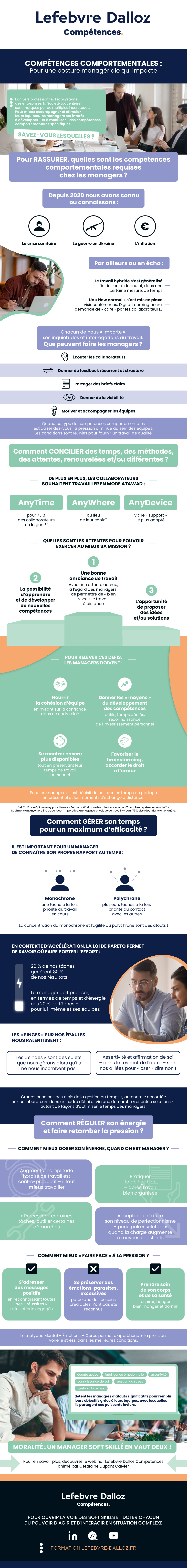 Infographie compétences comportementales