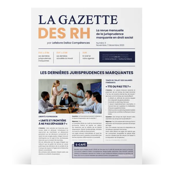 Gazette RH  Novembre / décembre